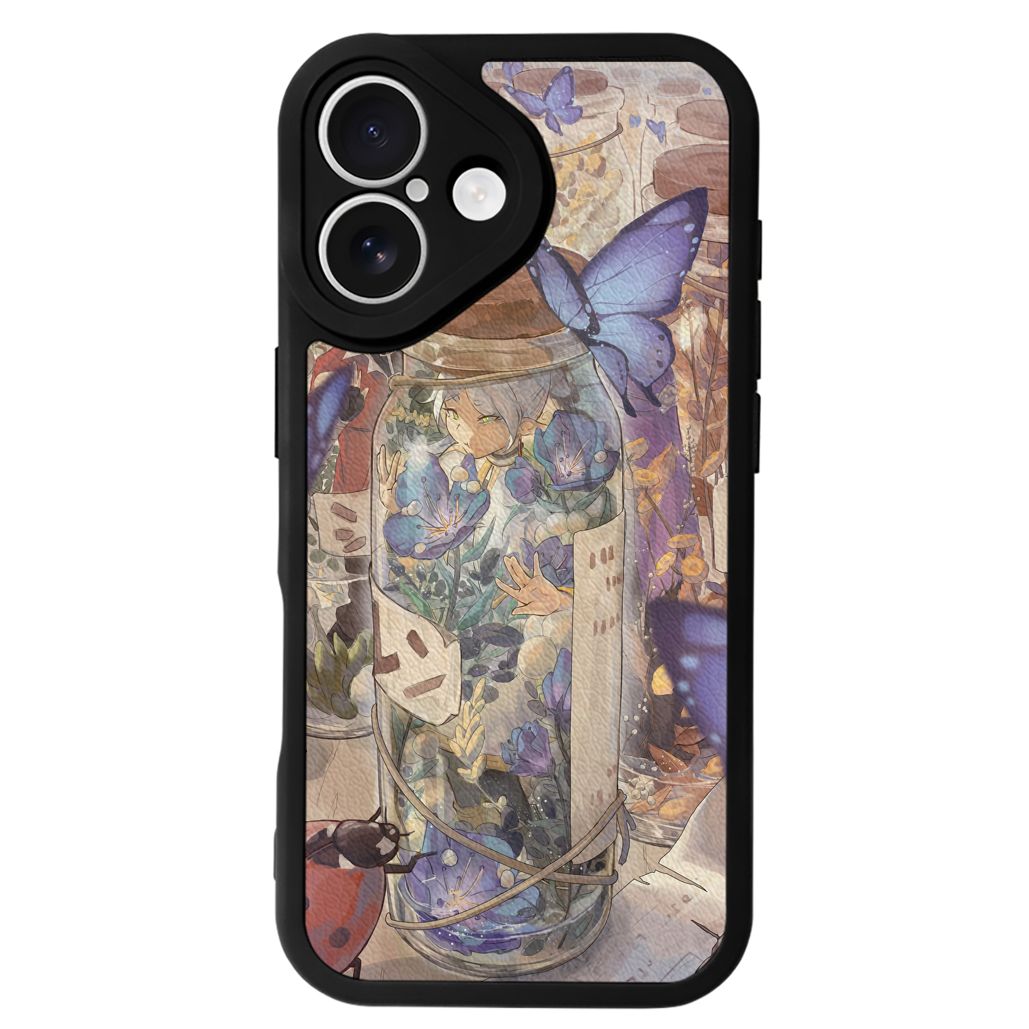 （画像用） 葬送のフリーレン Frieren 【iPhone 16シリーズ対応】シリコンスマホケース（レザー調） 材質：シリコン